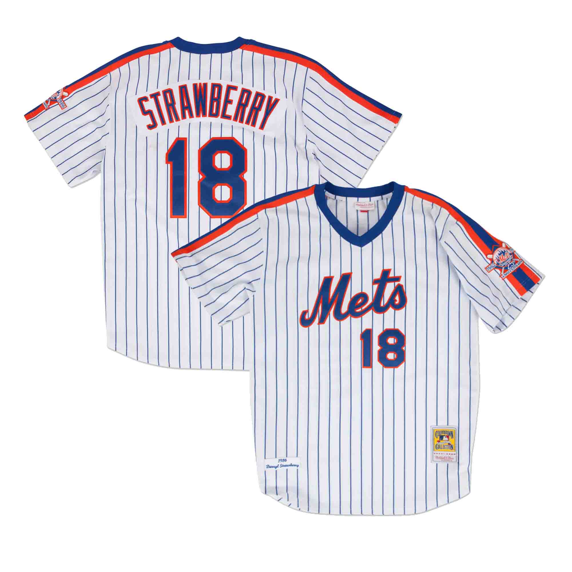 New York Mets Darryl Strawberry #18 2020 Mlb White Jersey - Dingeas