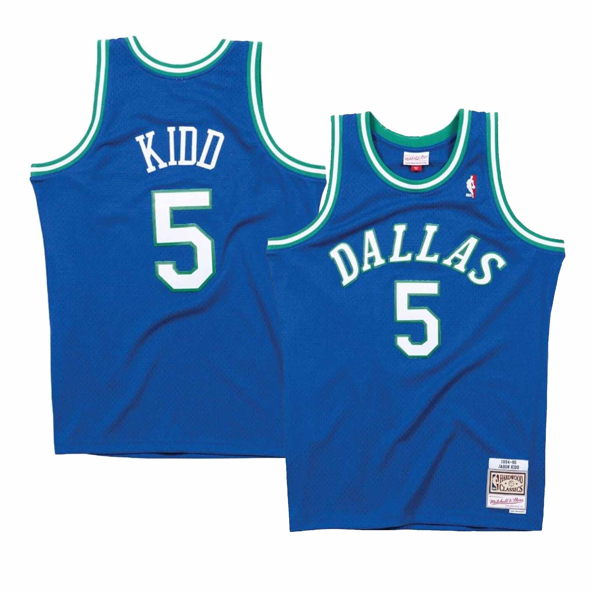 NBA Swingman Jersey Dallas Mavericks Road 1994-95 Jason Kidd #5 –  Broskiclothing