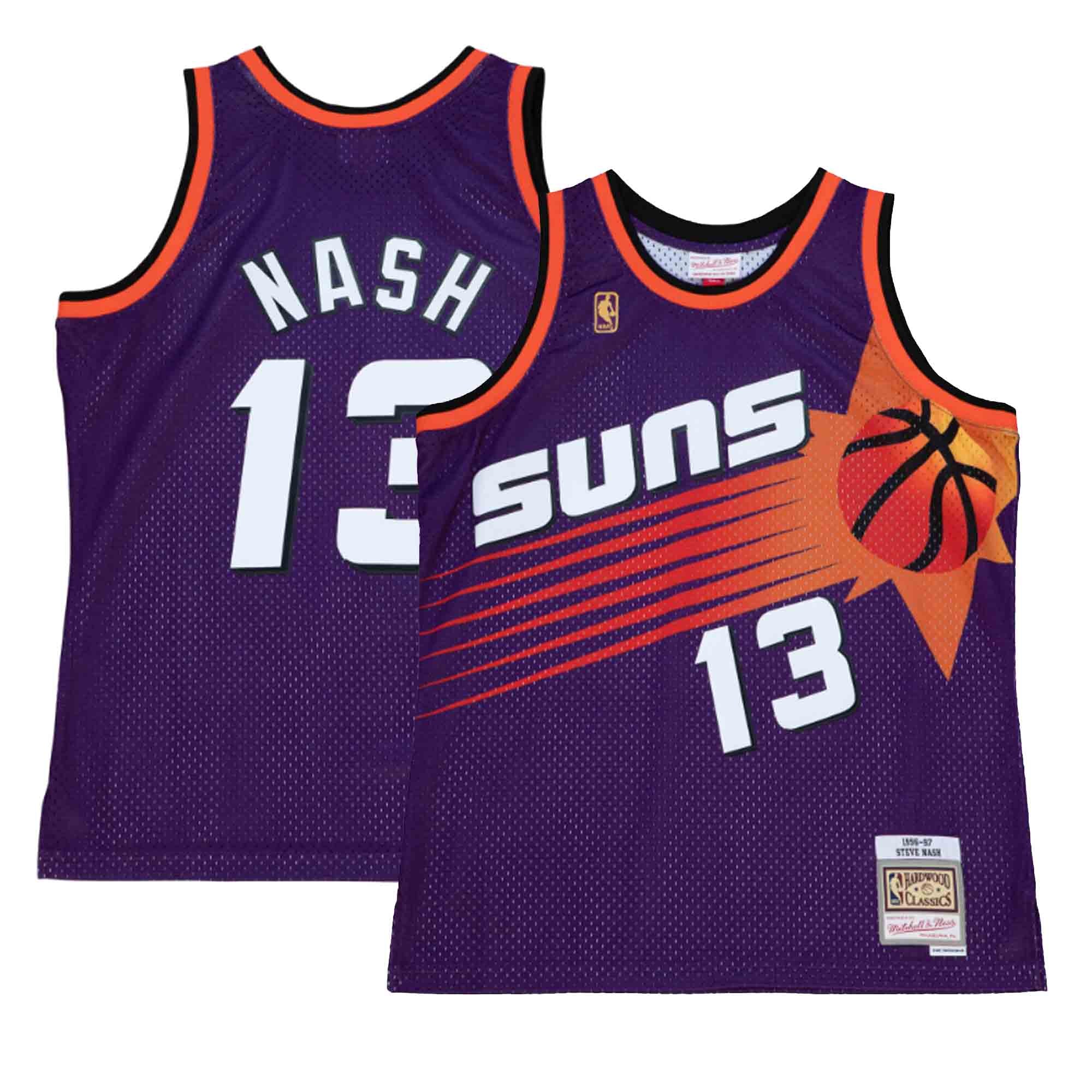 Men's Phoenix Suns Steve Nash #13 Nike Black 2021 Swingman Jersey - City  Edition