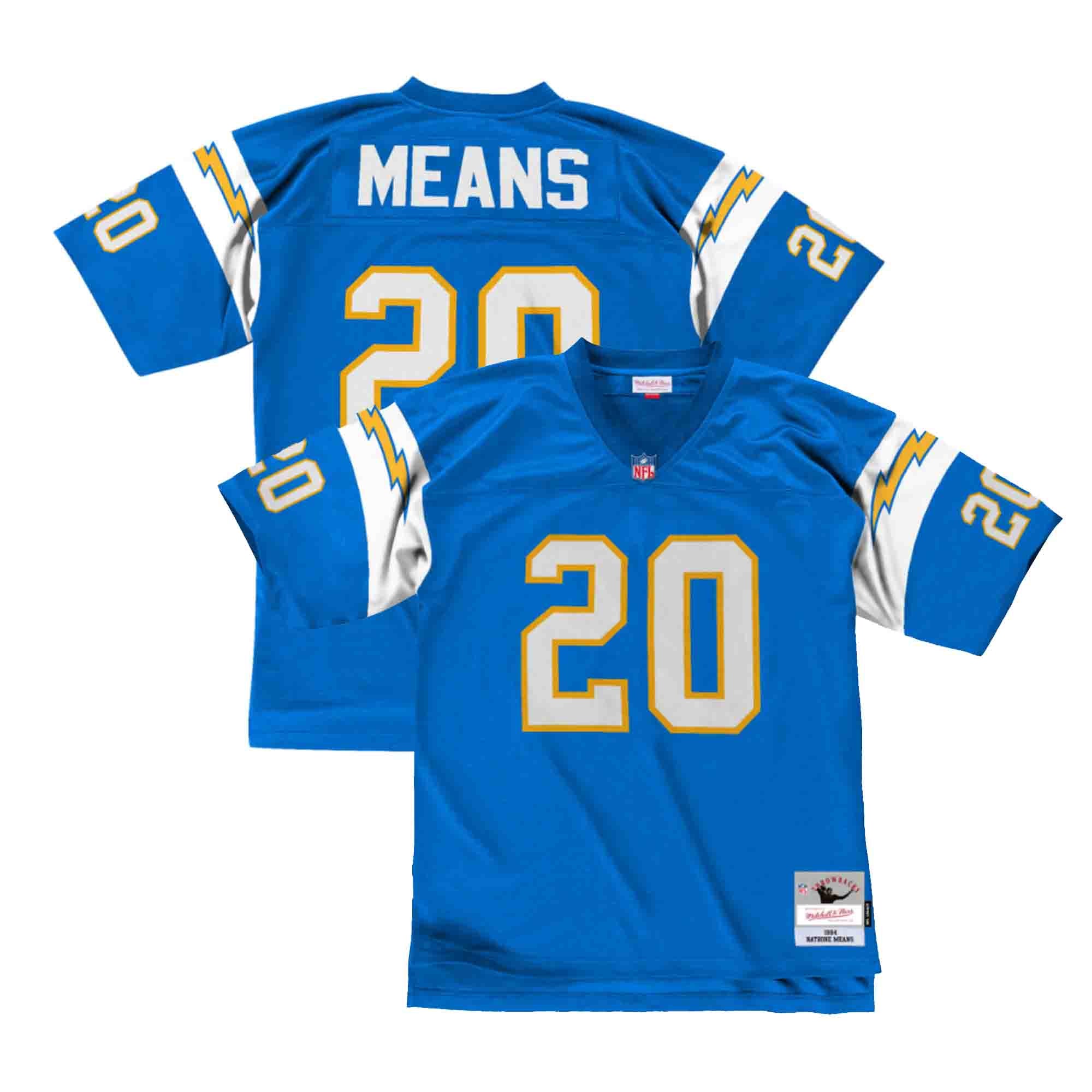 Name & Number Long Sleeve Tee San Diego Chargers 2009 Ladainian Tomlinson -  Shop Mitchell & Ness Shirts and Apparel Mitchell & Ness Nostalgia Co.