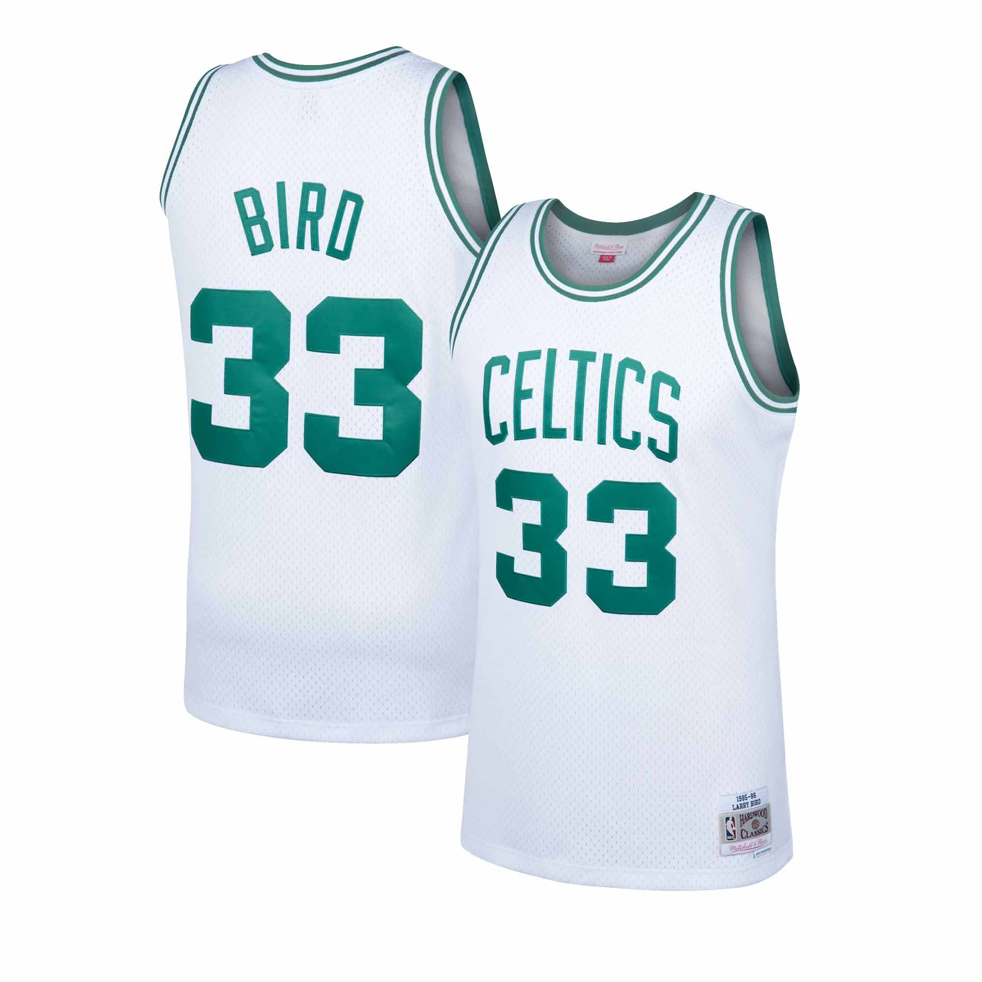Space Knit Swingman Larry Bird Boston Celtics 1985-86 Jersey