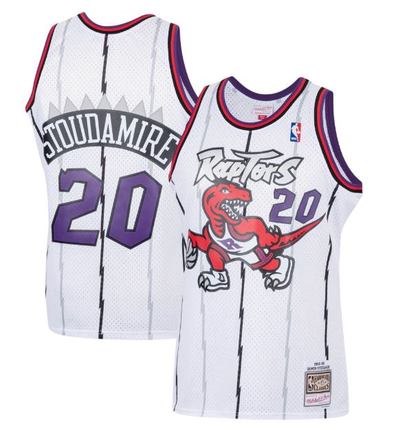 Mitchell and Ness - NBA Swingman Road Jersey 95 Raptors Damon Stoudami