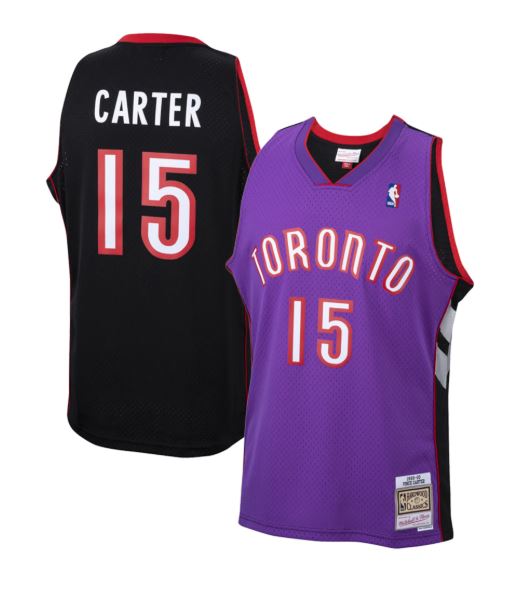 Jersey Mitchell & Ness Toronto Raptors #15 Vince Carter Authentic