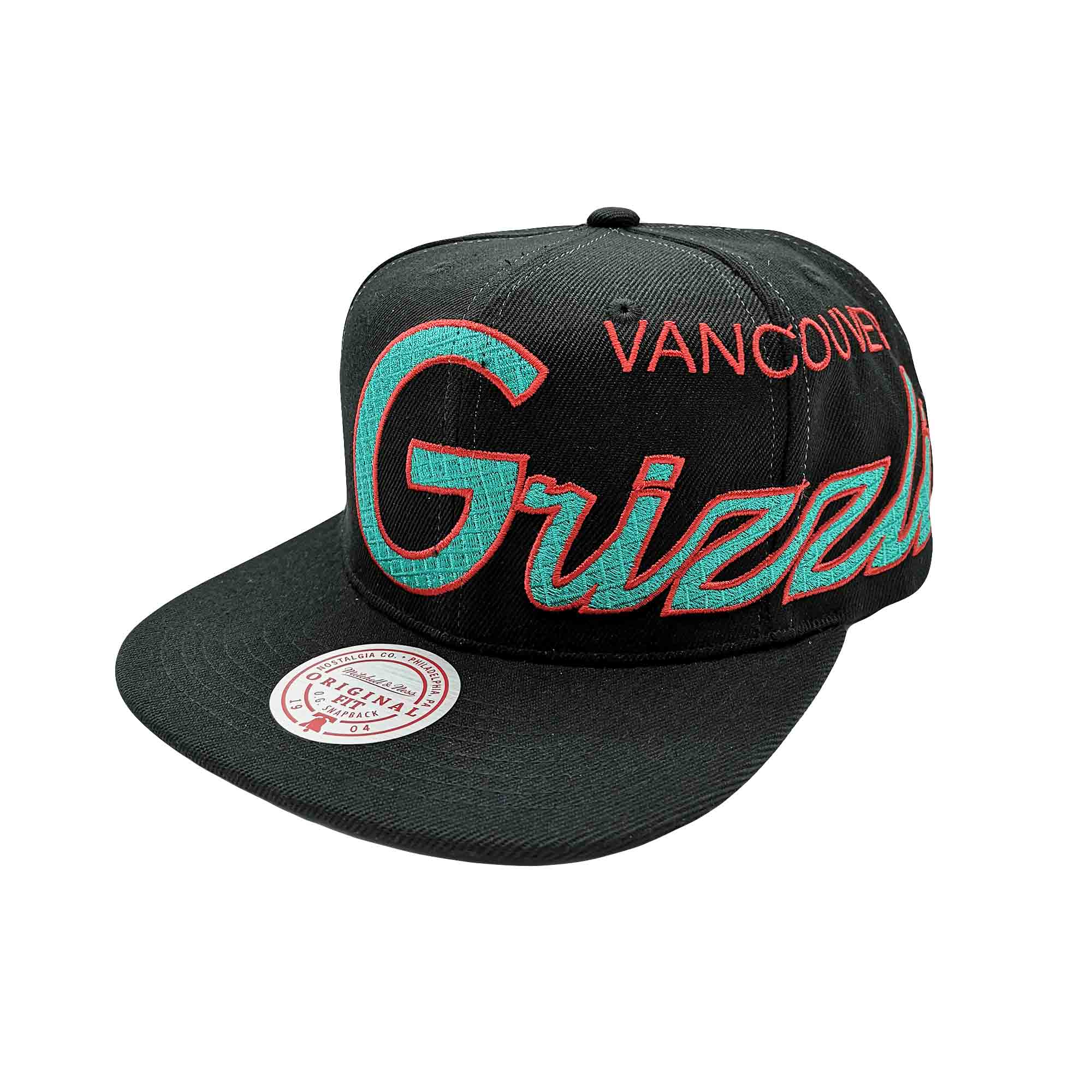 NBA XL Script Snapback HWC Vancouver Grizzlies – Broskiclothing