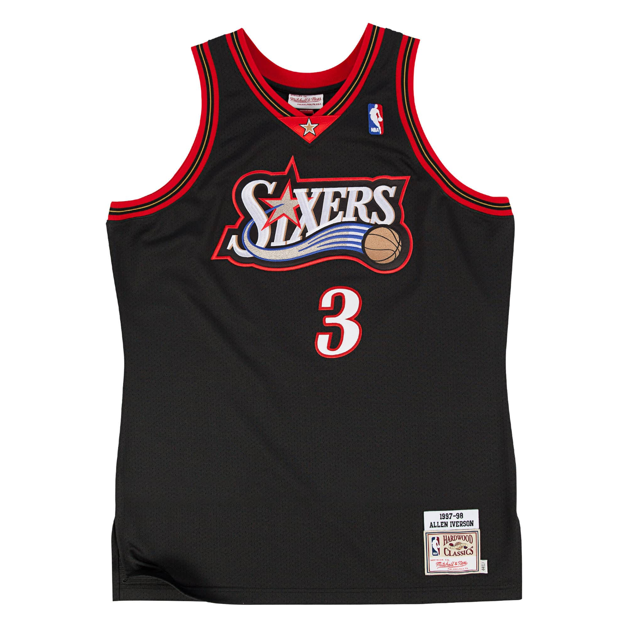 新作 デッドストック Jersey IVERSON 3 SIXERS NBA NIKE