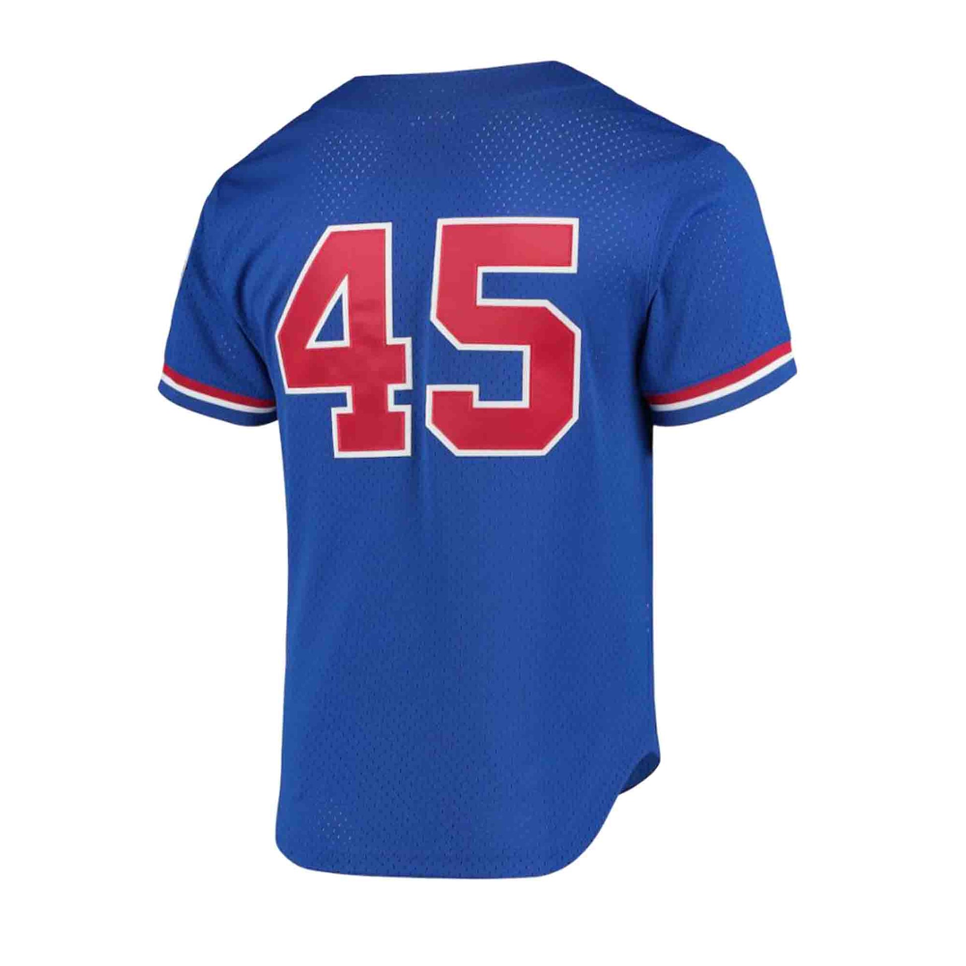 Pedro Martinez Montreal Expos Majestic Cooperstown Collection Official Name  & Number T-Shirt - Light Blue