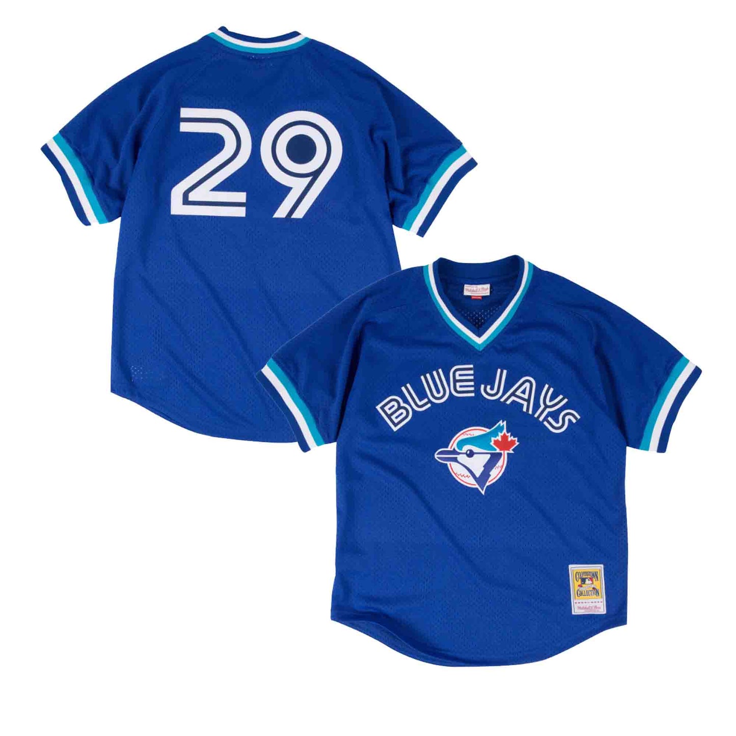 JOE CARTER  Toronto Blue Jays 1993 Home Majestic Throwback Baseball Jersey