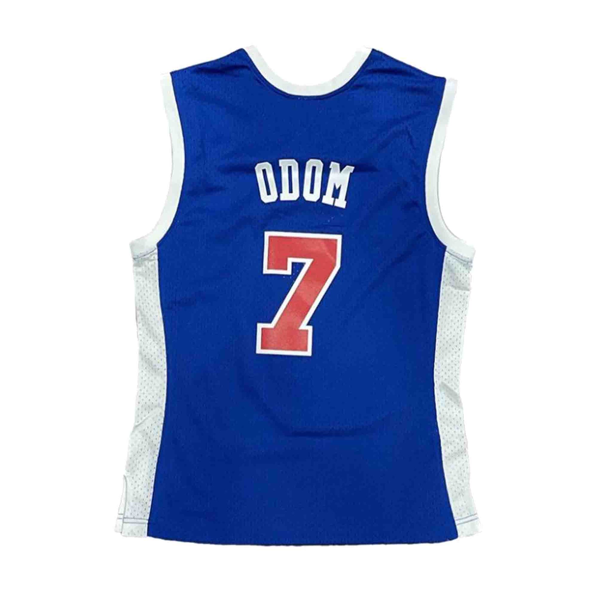 2002-03 Los Angeles Clippers Lamar Odom #7 Game Used Blue Jersey DP05028