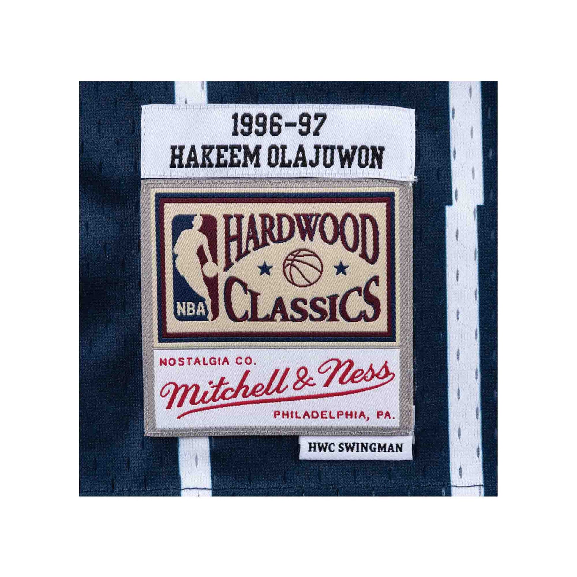 Hakeem Olajuwon Houston Rockets Mitchell & Ness 1996-97 Hardwood Classics  Swingman Player Jersey - White