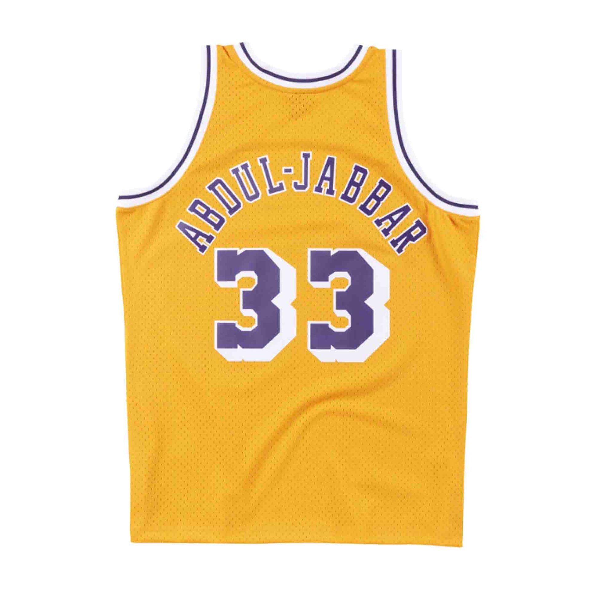 NBA Swingman Jersey Los Angeles Lakers Away 1983-84 Kareem Abdul