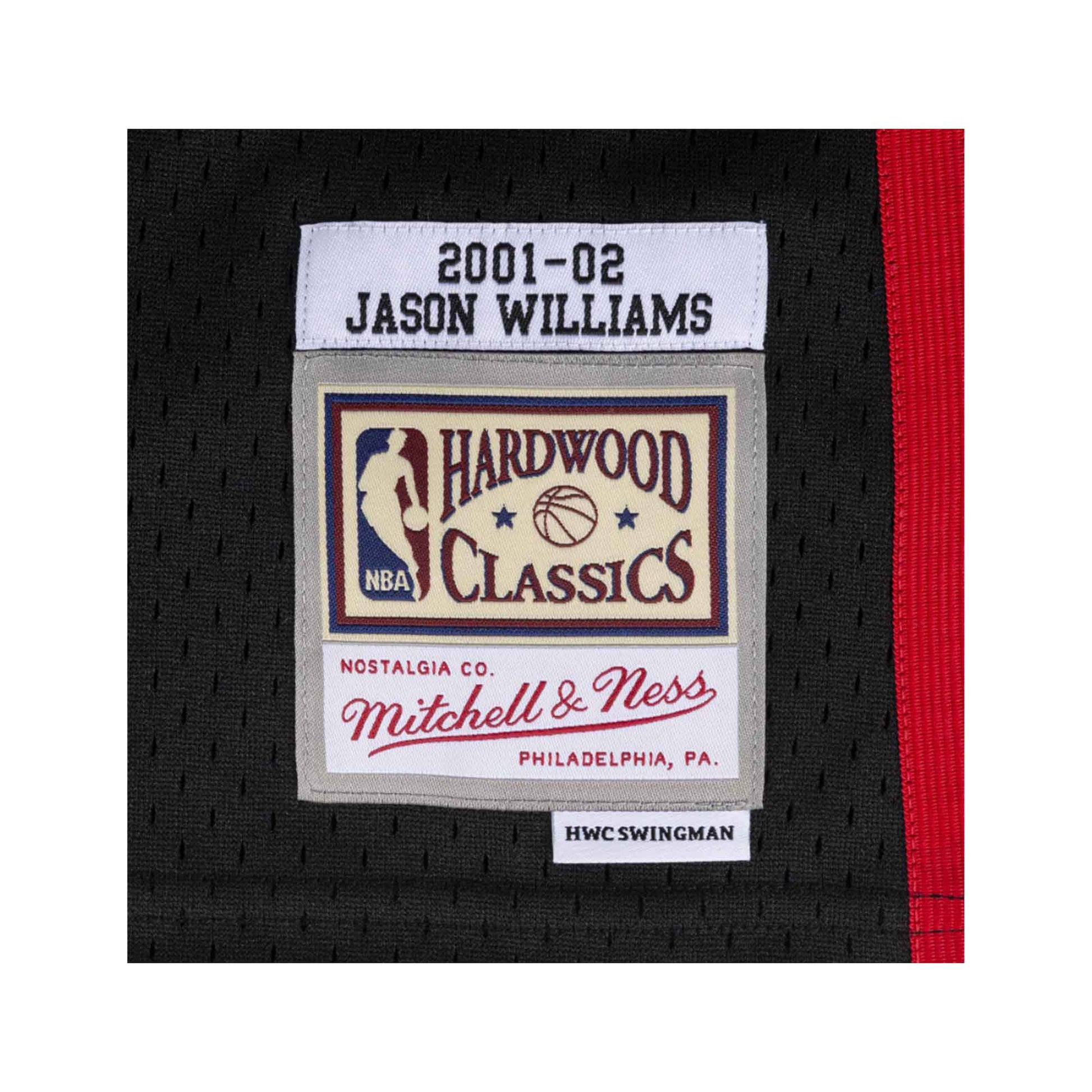 Women's Mitchell & Ness Jason Williams Black Memphis Grizzlies Hardwood  Classics Swingman Jersey