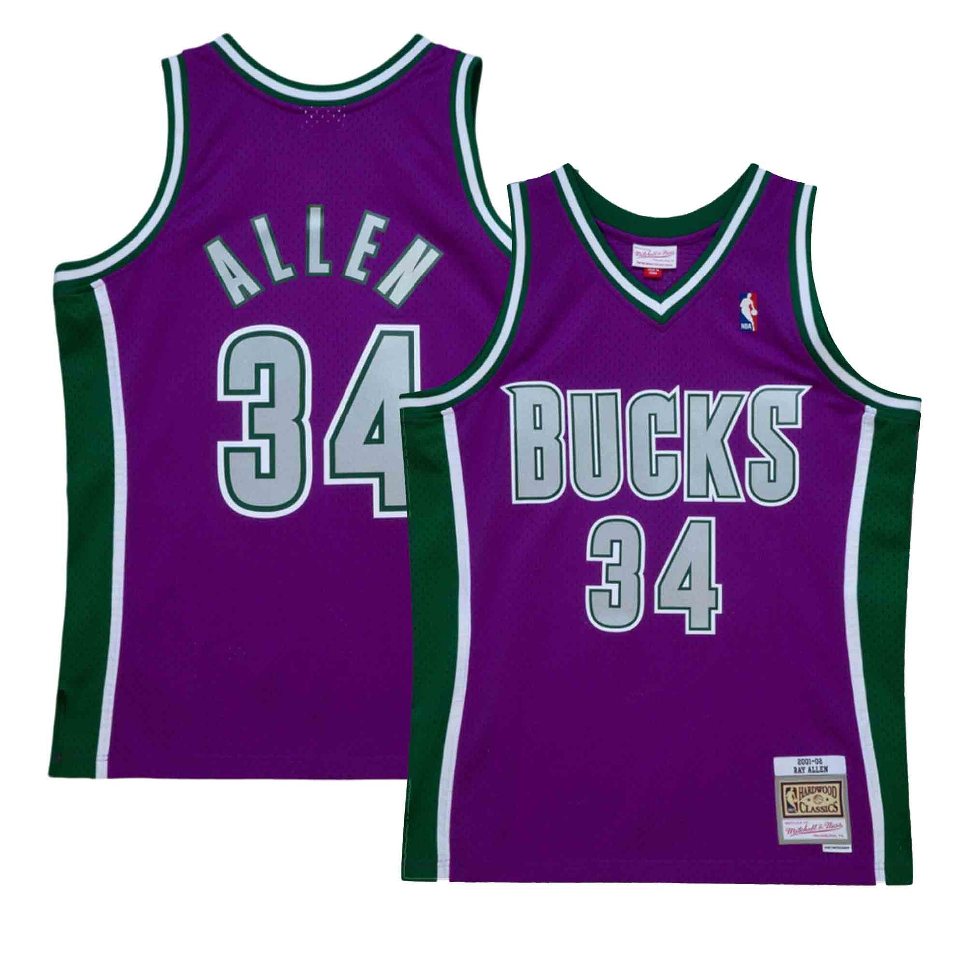 Ray Allen Milwaukee Bucks 1996-97 Authentic RELOAD Swingman Jersey