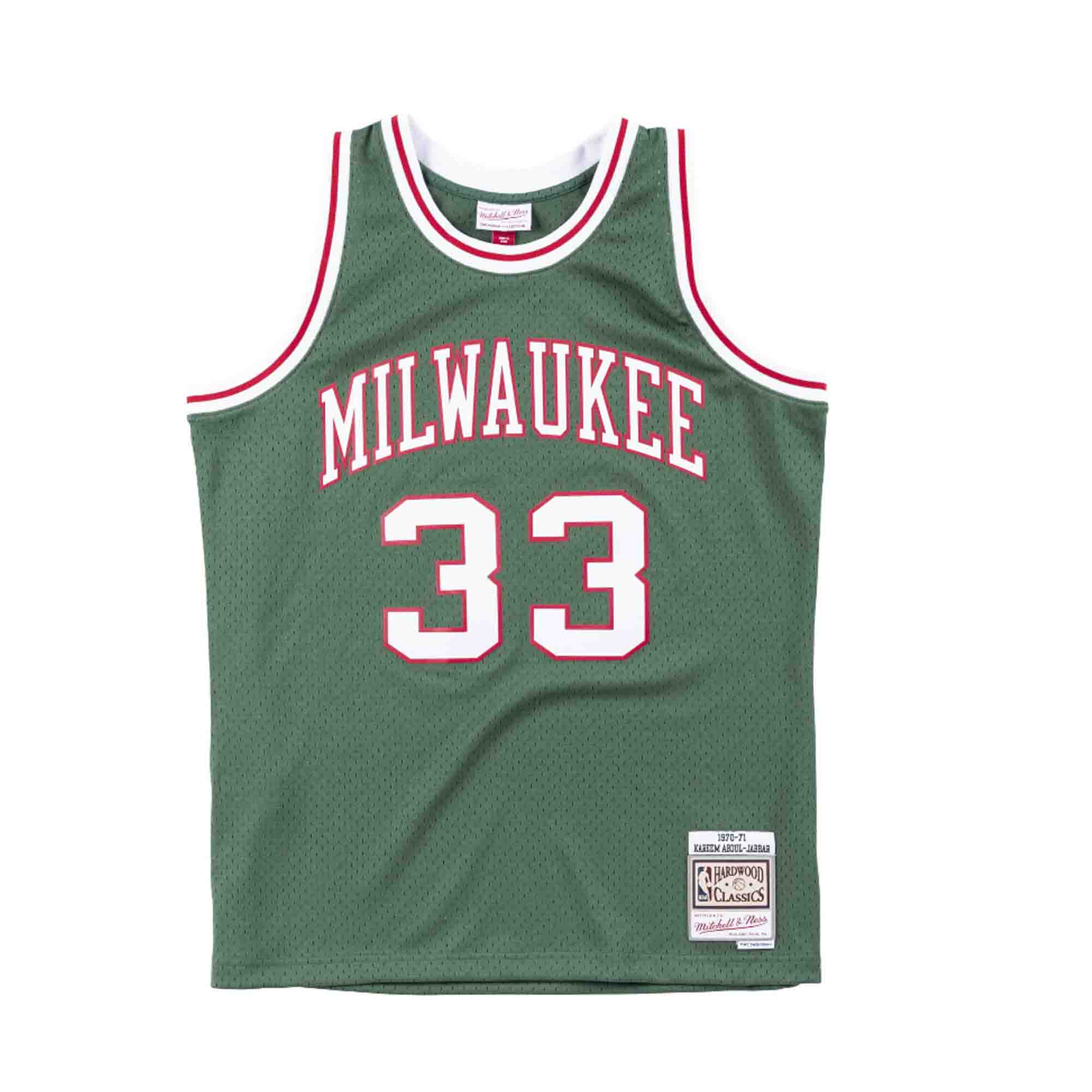 Kareem abdul cheap jabbar milwaukee jersey