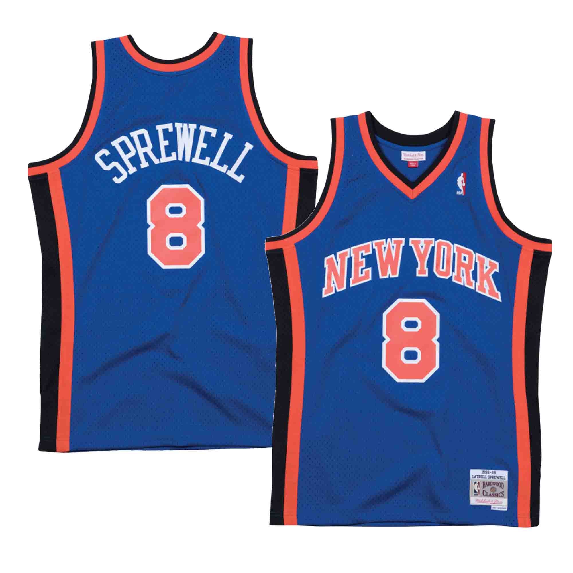 NBA Swingman Jersey New York Knicks Road 1998-99 Latrell Sprewell ...