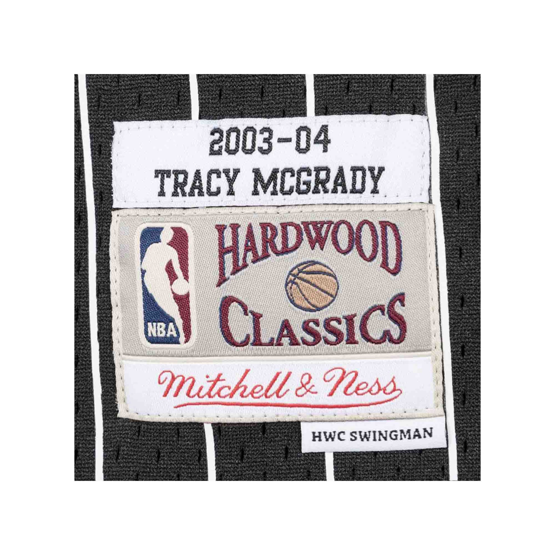 Mitchell & Ness Tracy McGrady Black Orlando Magic 2003-04 Hardwood Classics Swingman Jersey