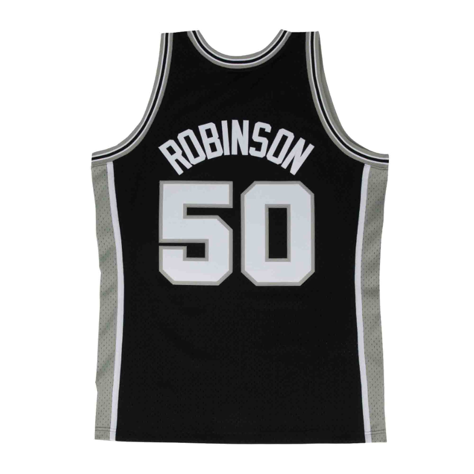 San Antonio Spurs #50 David Robinson Black Throwback NBA Jerseys Cheap