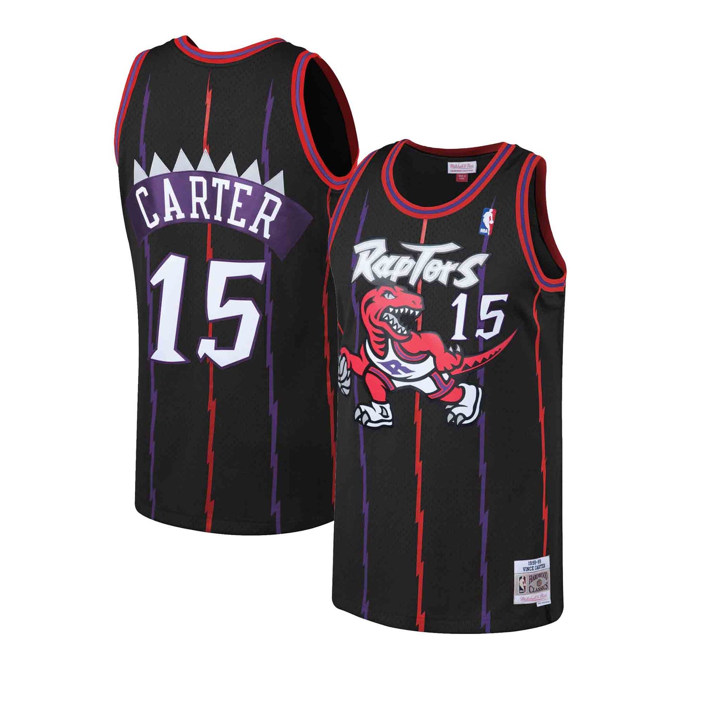NBA Toronto Raptors Vince Carter '98-'99 #15 Swingman Jersey (L