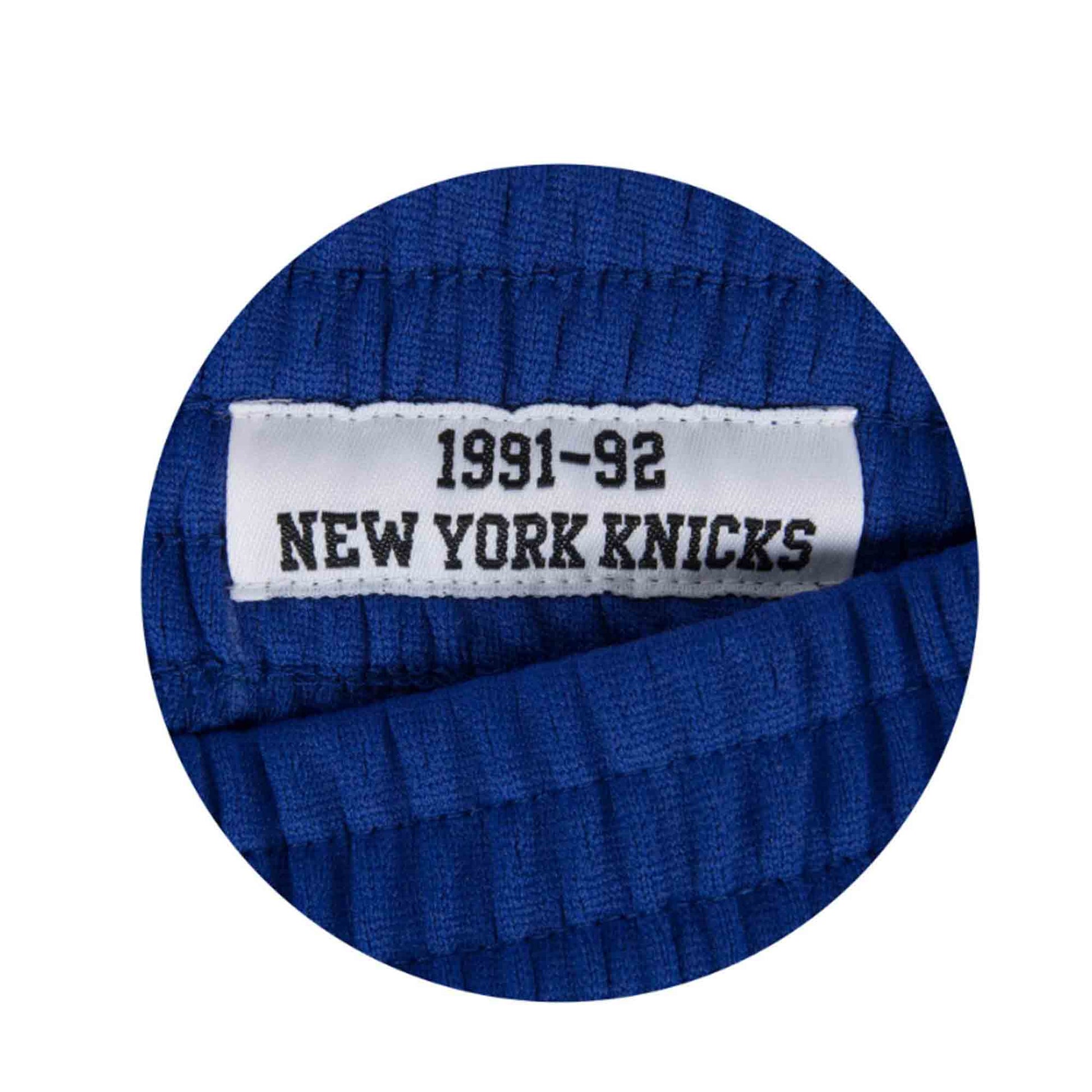 Mitchell & Ness NBA SWINGMAN SHORTS NEW YORK KNICKS ROAD 1991 Blue