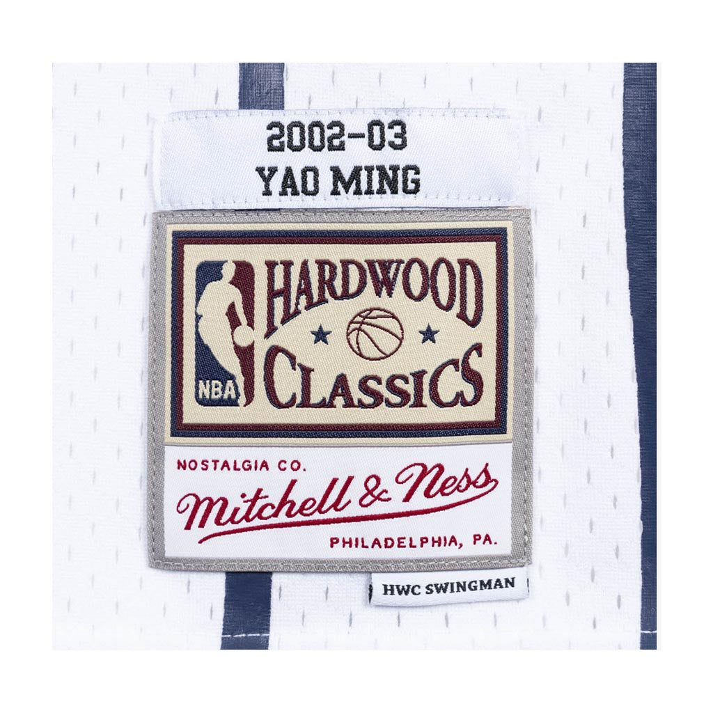 Men's Mitchell & Ness Yao Ming Red Houston Rockets Hardwood Classics Lunar New Year Swingman Jersey Size: 3XL