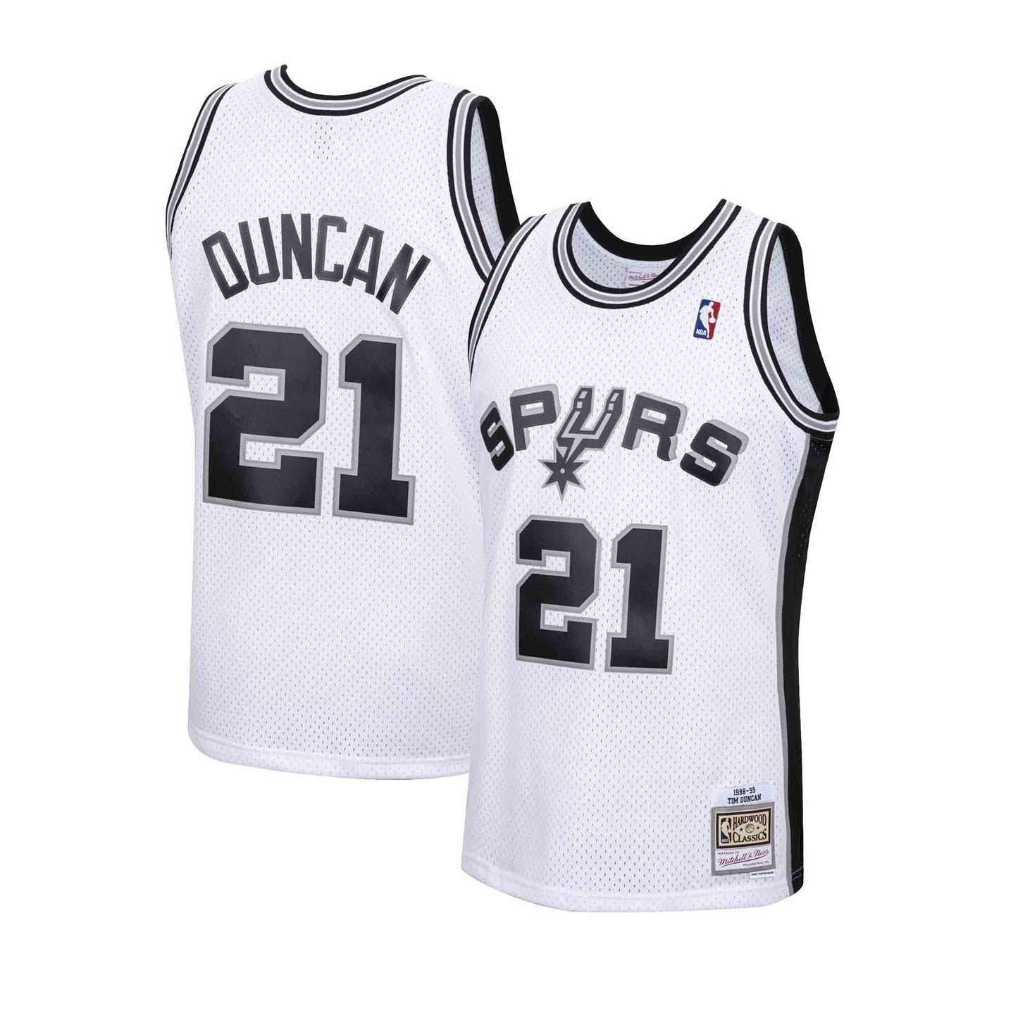 NBA Swingman Jersey San Antonio Spurs 1998-99 Reload Tim Duncan #21 –  Broskiclothing