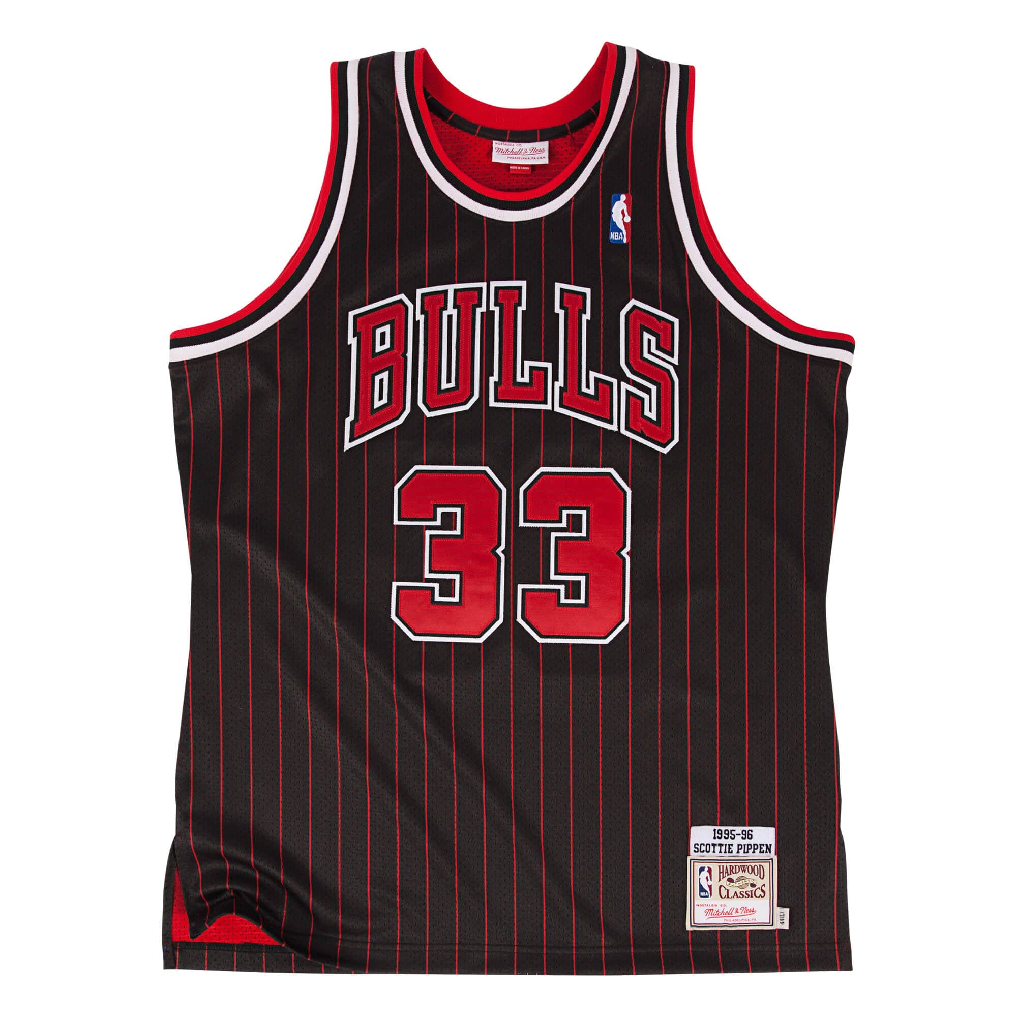 NBA Authentic Jersey Chicago Bulls 1995-96 Scottie Pippen #33 ...