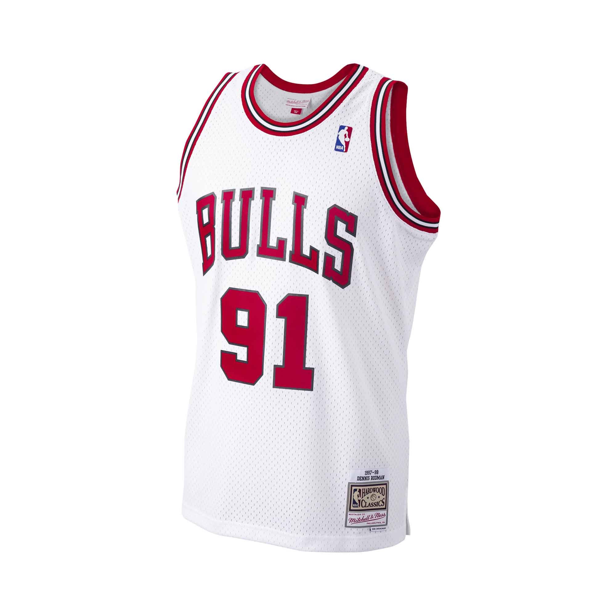 NBA Swingman Jersey Chicago Bulls 1997-98 Dennis Rodman #91