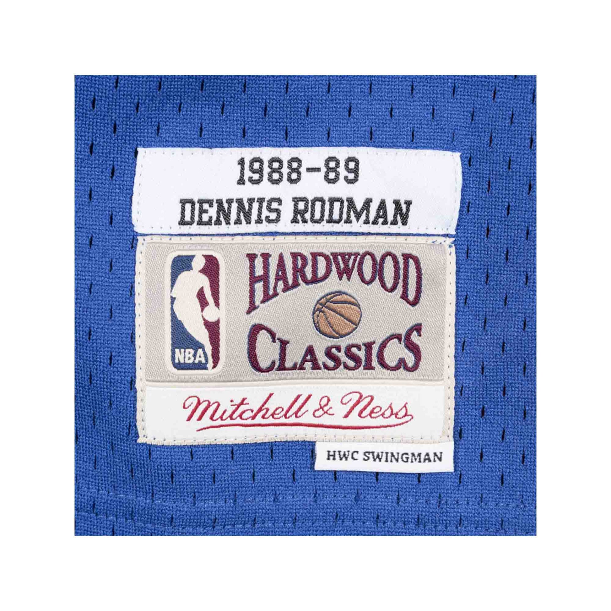 NBA SWINGMAN ROAD JERSEY PISTONS 88 DENNIS RODMAN 'ROYAL