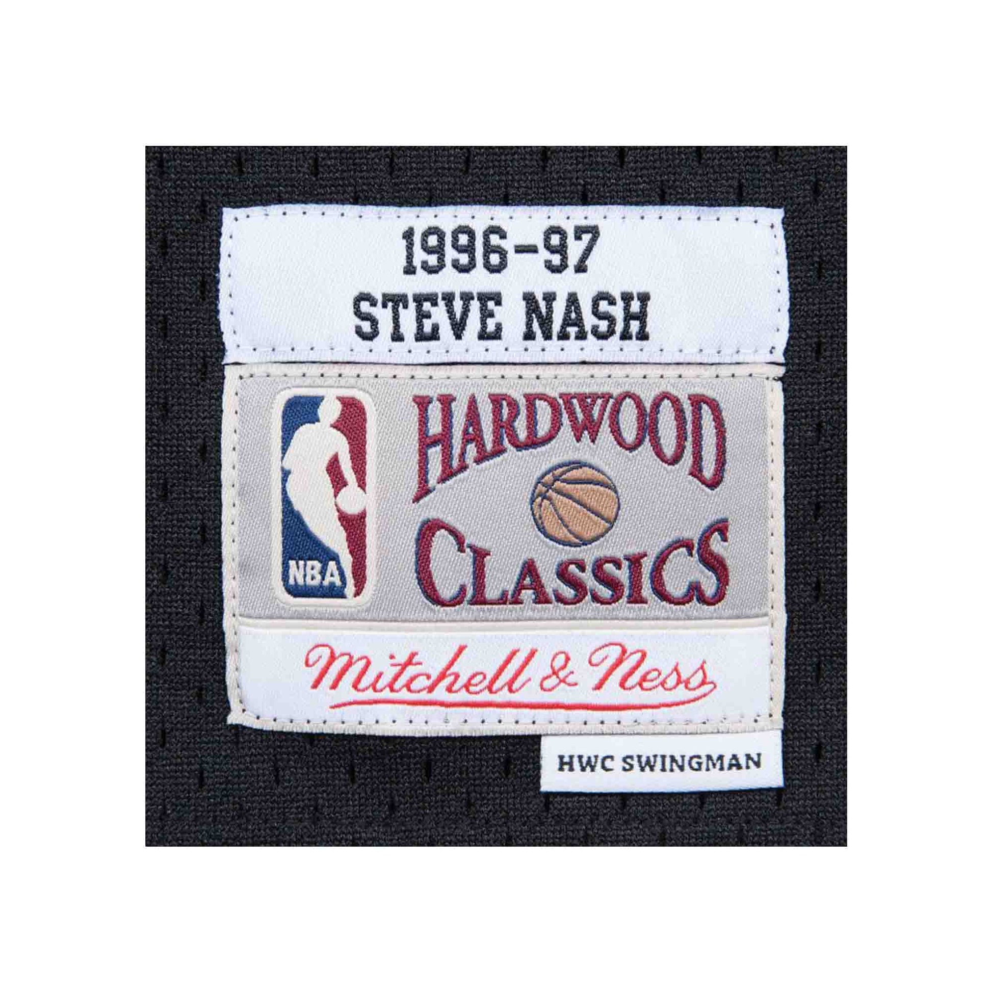 Mitchell & Ness Steve Nash Black Phoenix Suns Hardwood Classics Swingman Jersey
